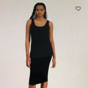 NEW Express Thigh Tank Dress Squer Neck Sleeveless Dress Size M  🖤